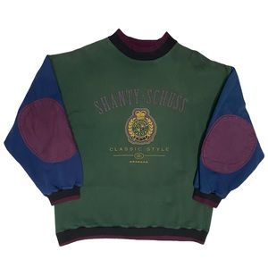 Vintage shanty schuss mountain golf crewneck